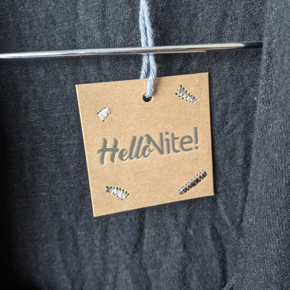 NWT / HELLO NITE! / BLACK SCOOP NECK TANK TOP / SMALL - Picture 7 of 13